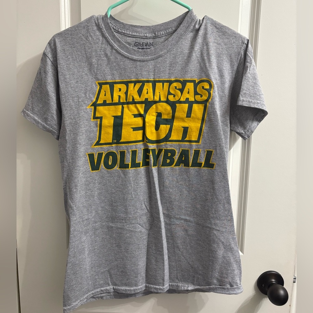 Gildan Gray Arkansas Tech Volleyball Kids Tee